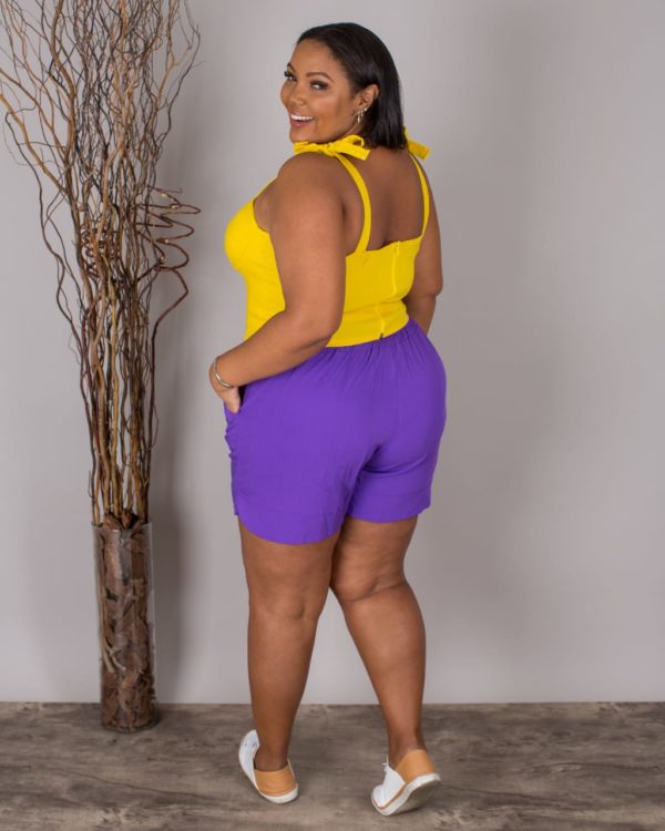 Lindo Short De Viscolinho Com Botão. - Image 2