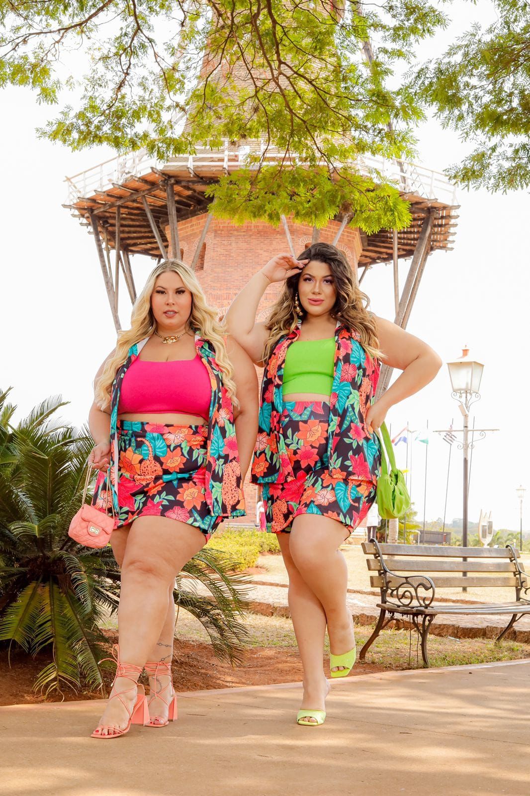 Conjunto Plus Size Em Suplex Azul